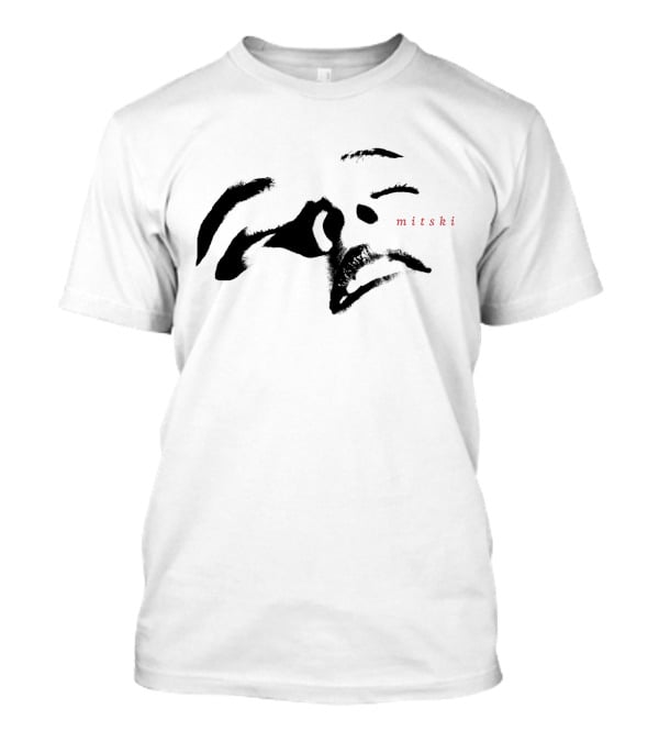 Mitski Merch Store Minimalist Facial Features T-Shirt