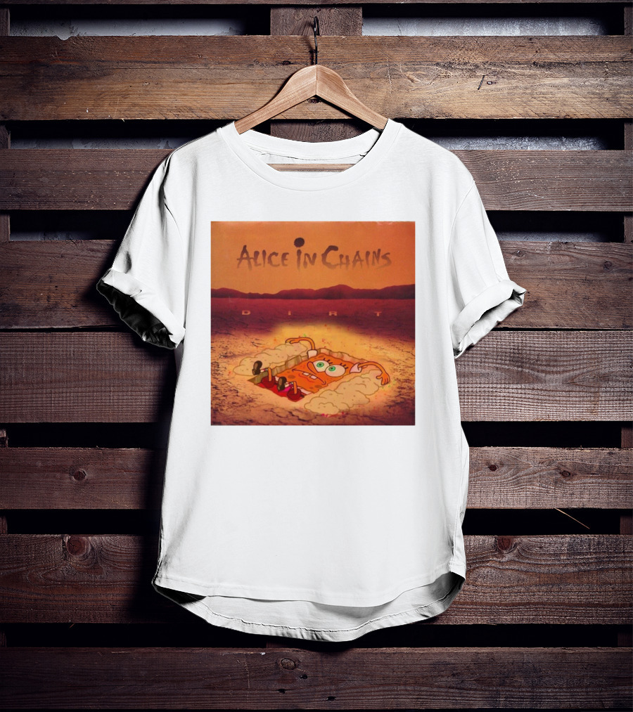 Alice In Chains Dirt Parody SpongeBob SquarePants Mocha Bigwanger12 T-Shirt