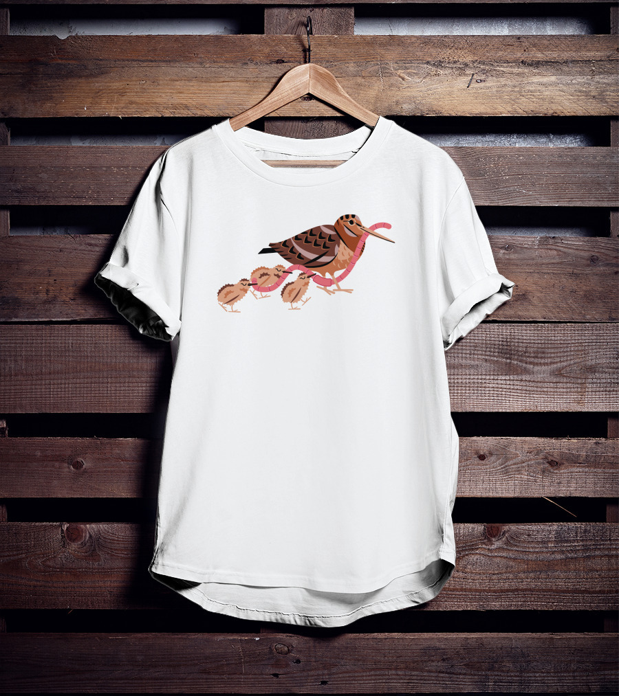 Everpress Shop Everybody Grab Hold Bird And Chicks With Worms T-Shirt