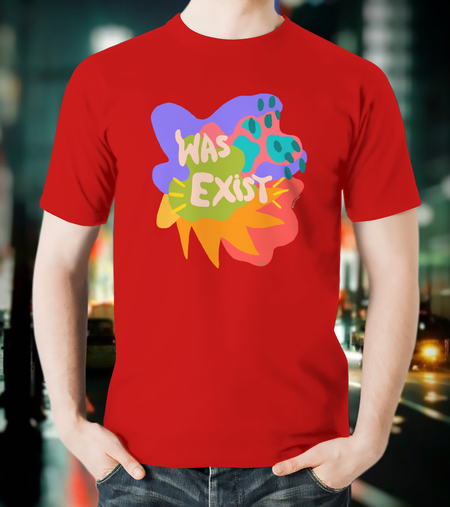 Soleoado Leȯ Was Exist Was Exist Colorful Abstract T-Shirt