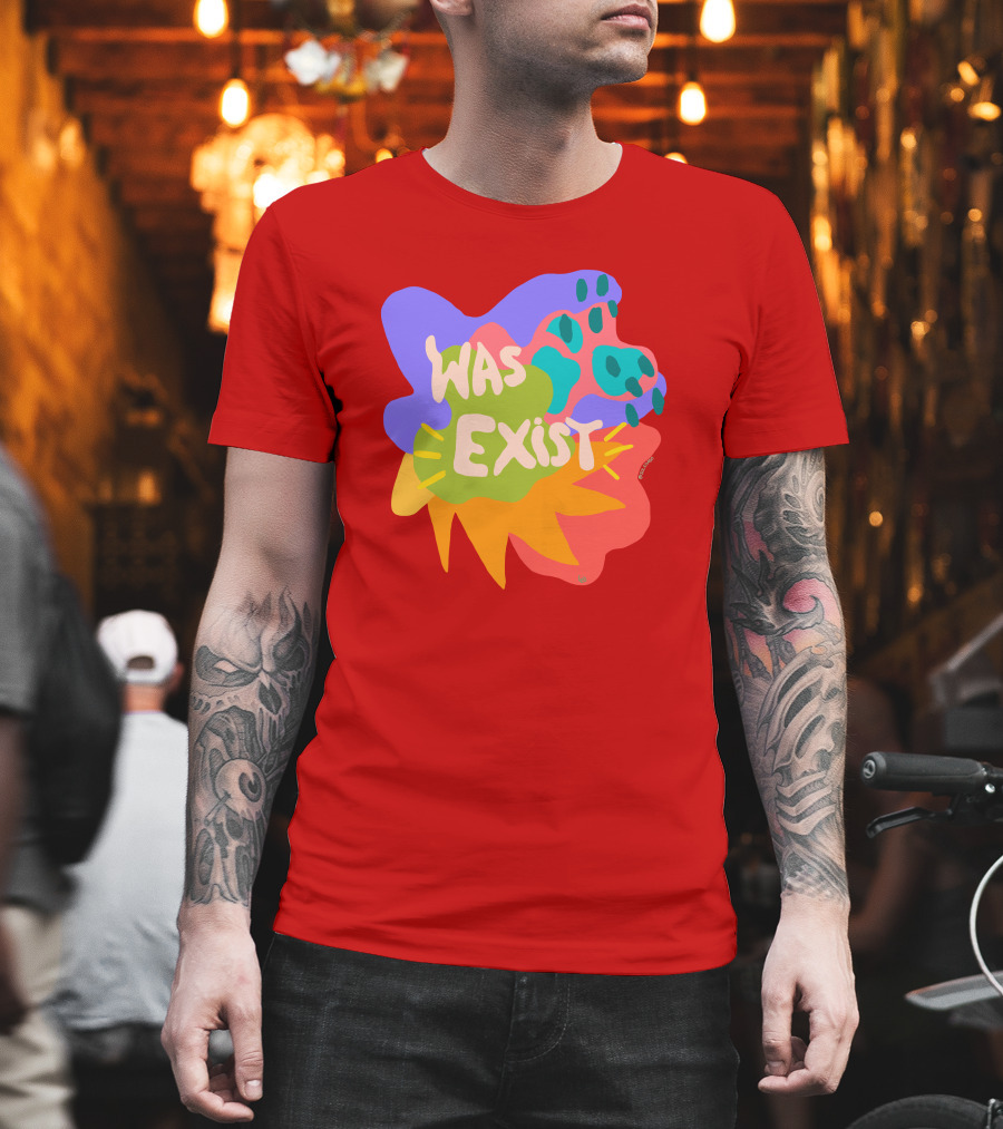 Soleoado Leȯ Was Exist Was Exist Colorful Abstract T-Shirt