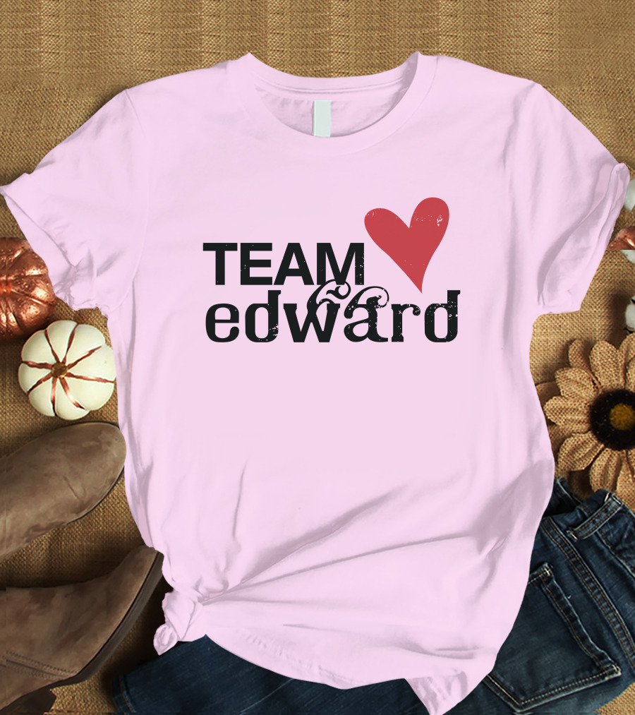 Team Edward Heart Taylor Lautner SNL T-Shirt