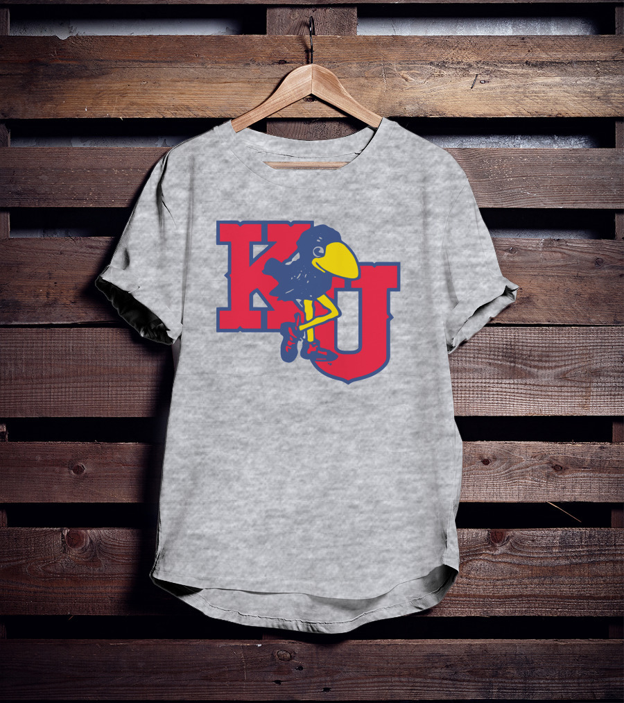 KU Homefield Vintage Long Leg Jayhawk T-Shirt