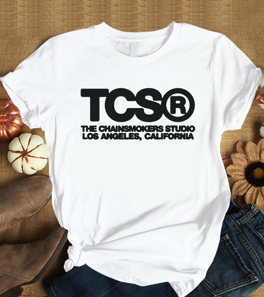 TCS The Chainsmokers Studio Los Angeles California The Chainsmokers Merch Store T-Shirt
