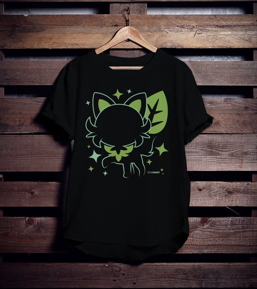 Merch Land Grass Cat Sprigatito Team Shiny Adrive Tk Leaf Stars T-Shirt