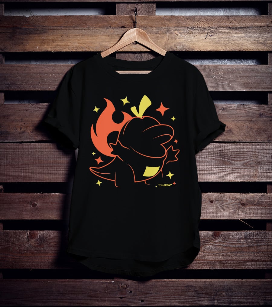 Fuecoco Team Shiny Fire Croc Merch Land Adrive Tk T-Shirt
