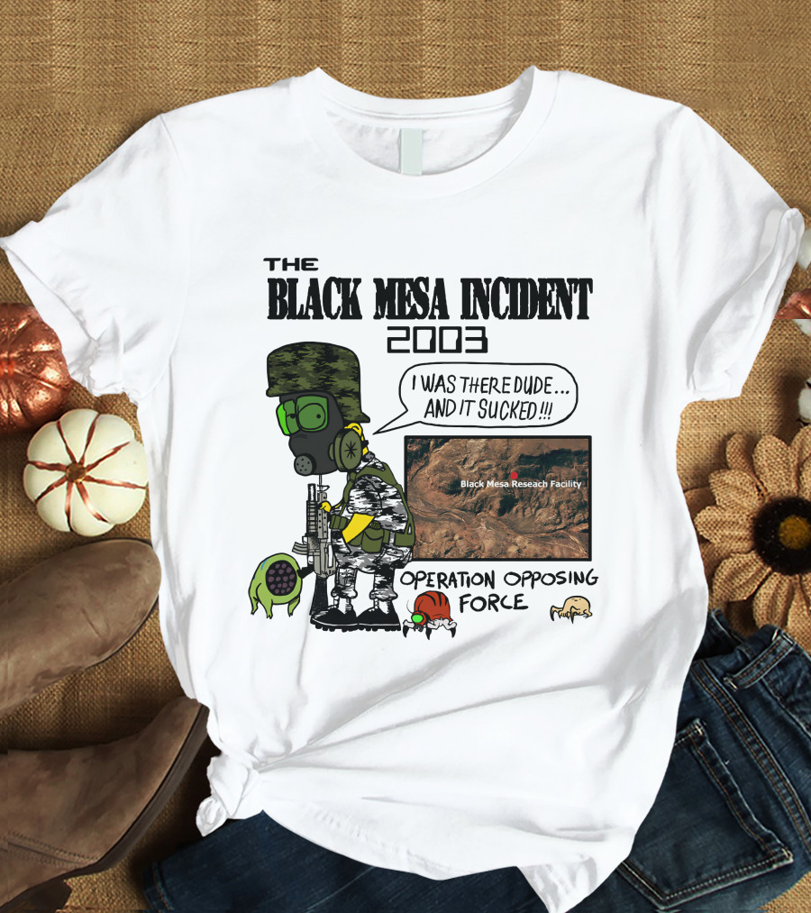 The Black Mesa Incident 2003 Operation Opposing Force Bootleg Bart Style Maurs T-Shirt