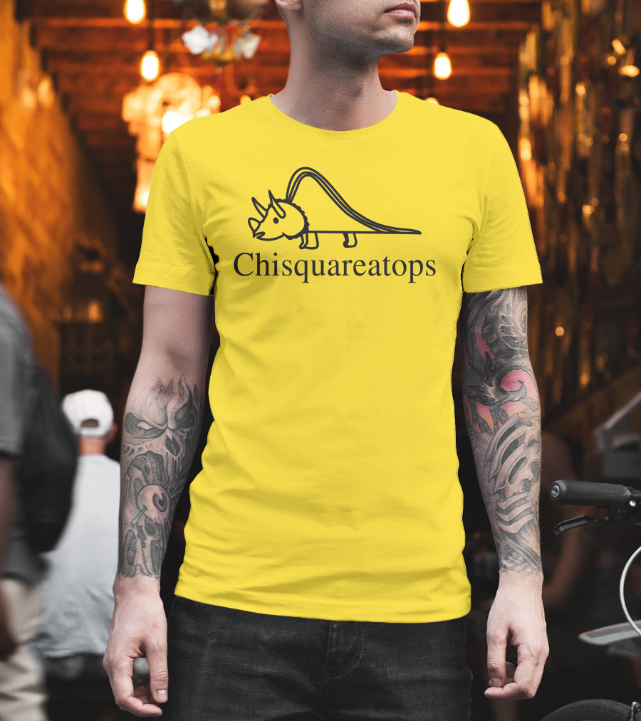 Kristen Fouss Cricut Chisquareatops Dinosaur T-Shirt