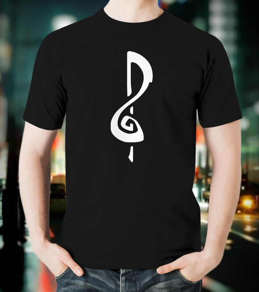 Robaroba Soundfall Treble Clef T-Shirt