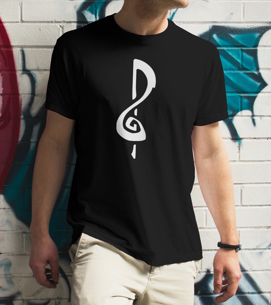 Robaroba Soundfall Treble Clef T-Shirt
