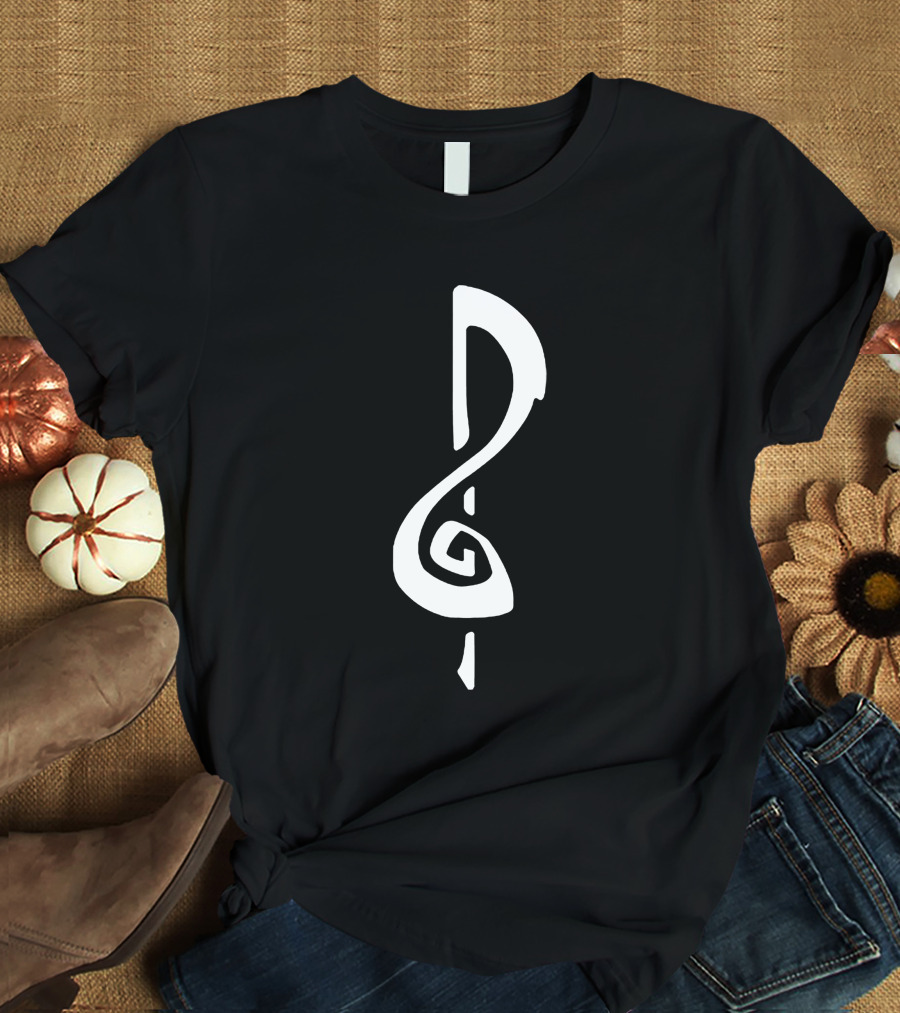 Robaroba Soundfall Treble Clef T-Shirt