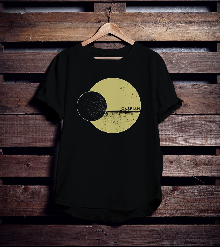 Marek Brave Solid Caspian Wrestle Mania Abstract Circles T-Shirt