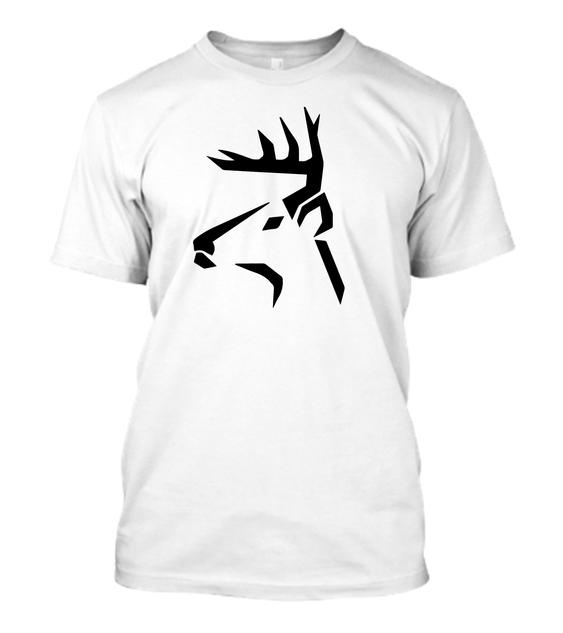 Box Merch Geometric Deer Head T-Shirt