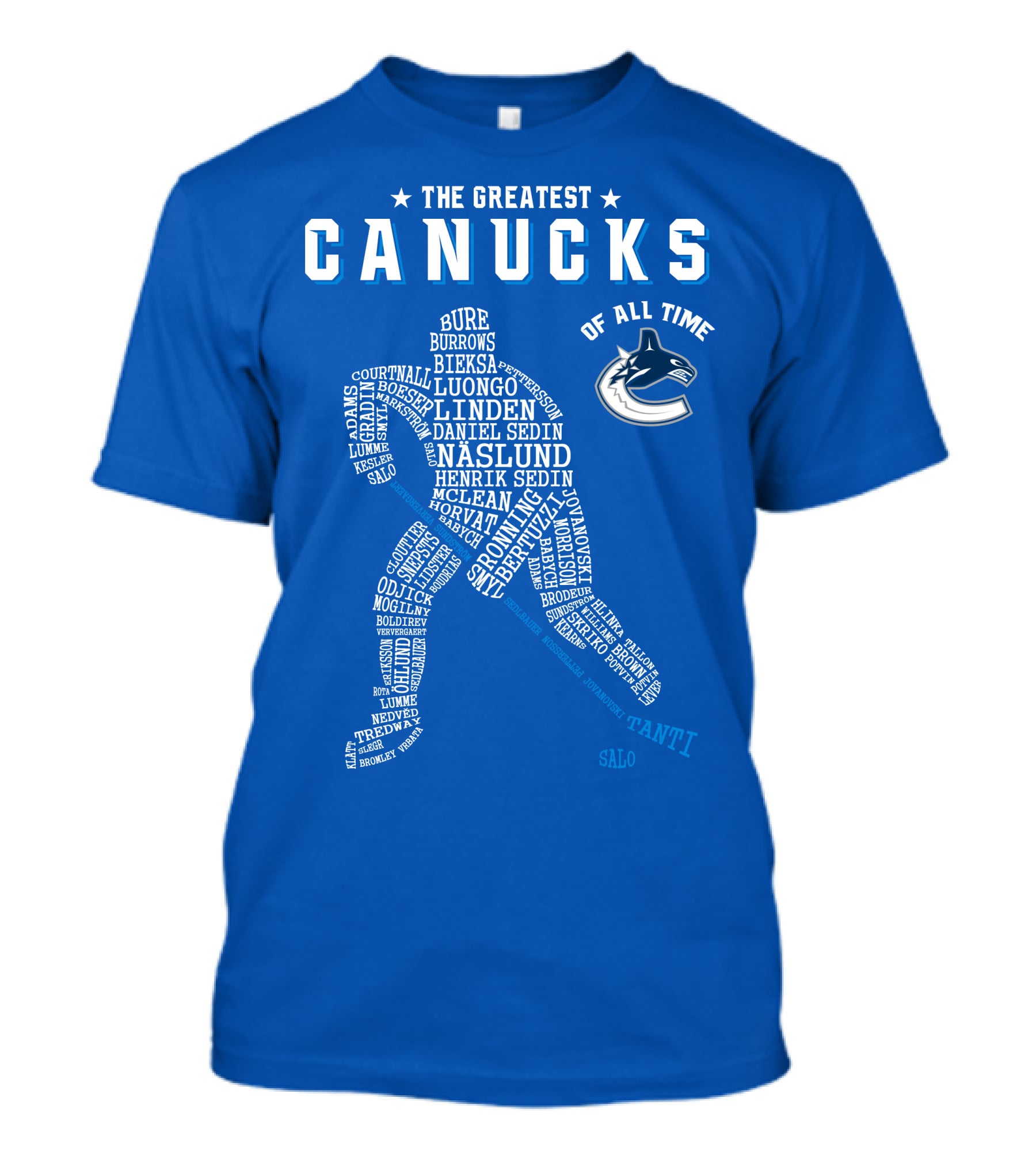 The Greatest Canucks Of All Time T-Shirt