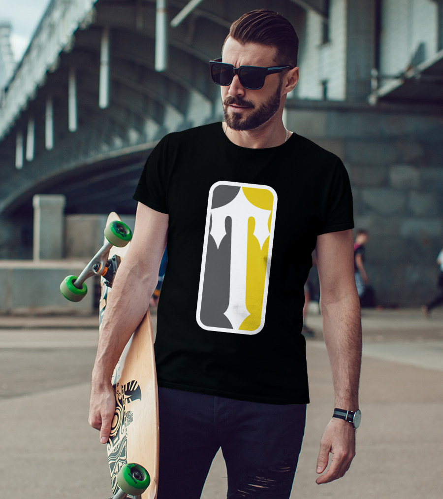 Trapstar X Central Cee 23 Sold Out T Logo Monochrome Yellow T-Shirt