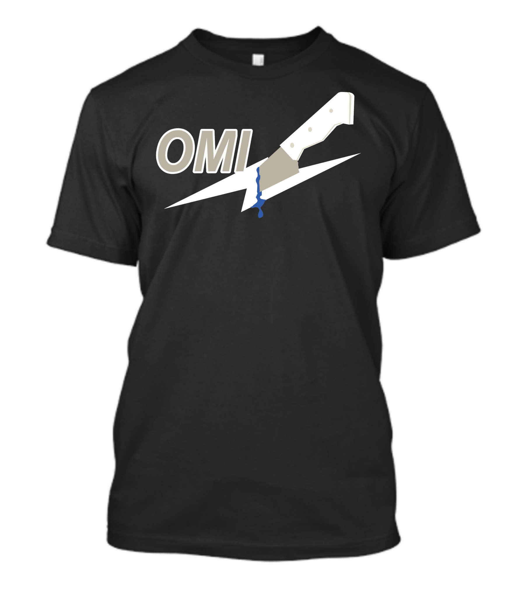 OMI Knife Stab Graphic Reloaded Merch T-Shirt