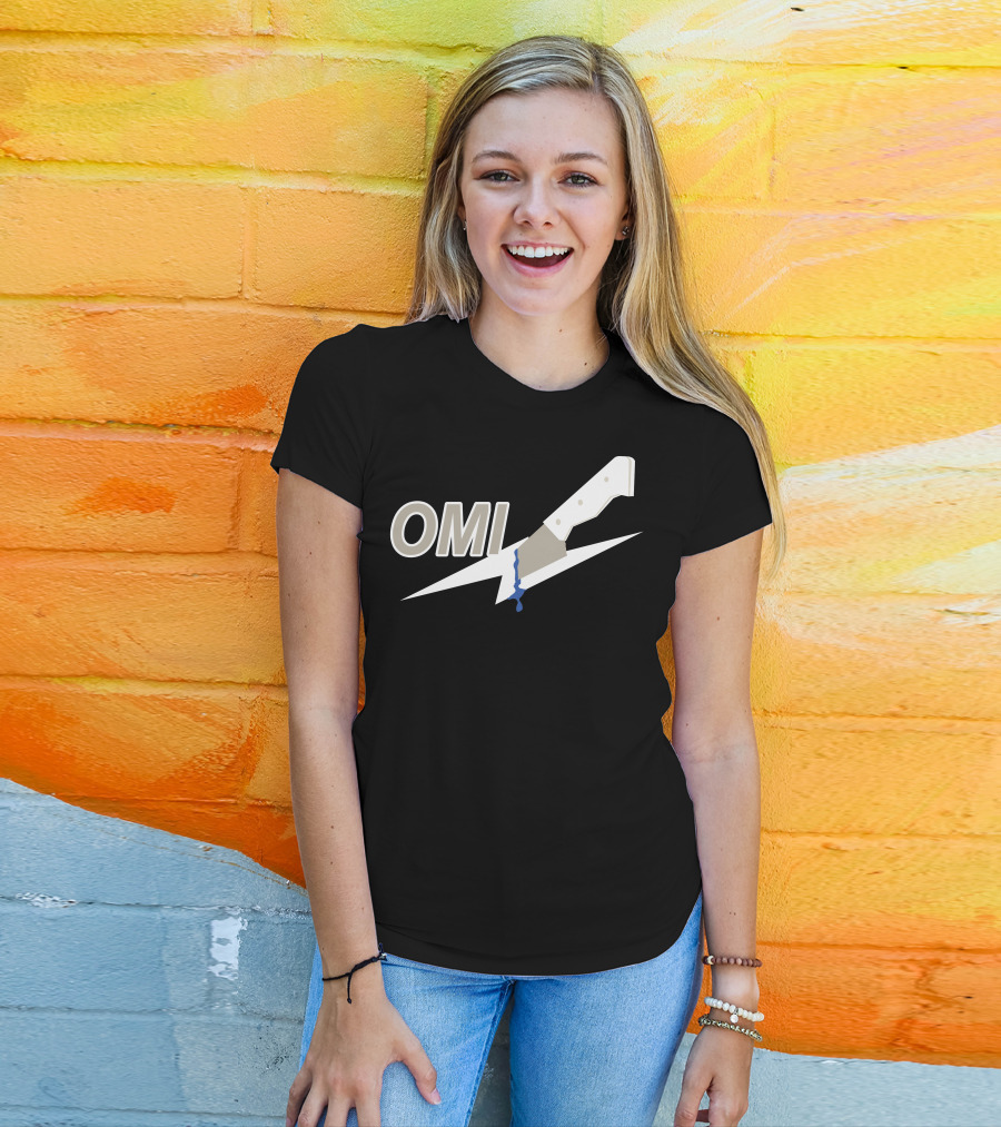 OMI Knife Stab Graphic Reloaded Merch T-Shirt