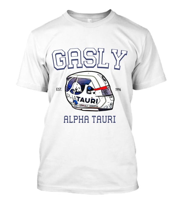 Gasly Alpha Tauri Helmet Est. 1996 T-Shirt
