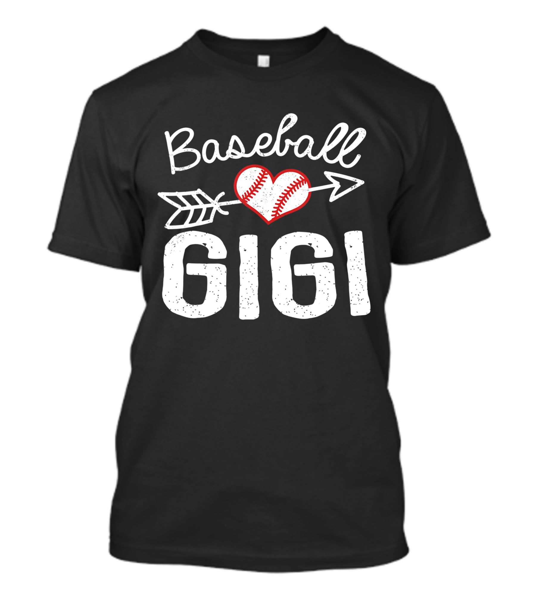 Baseball Gigi Heart Arrow T-Shirt