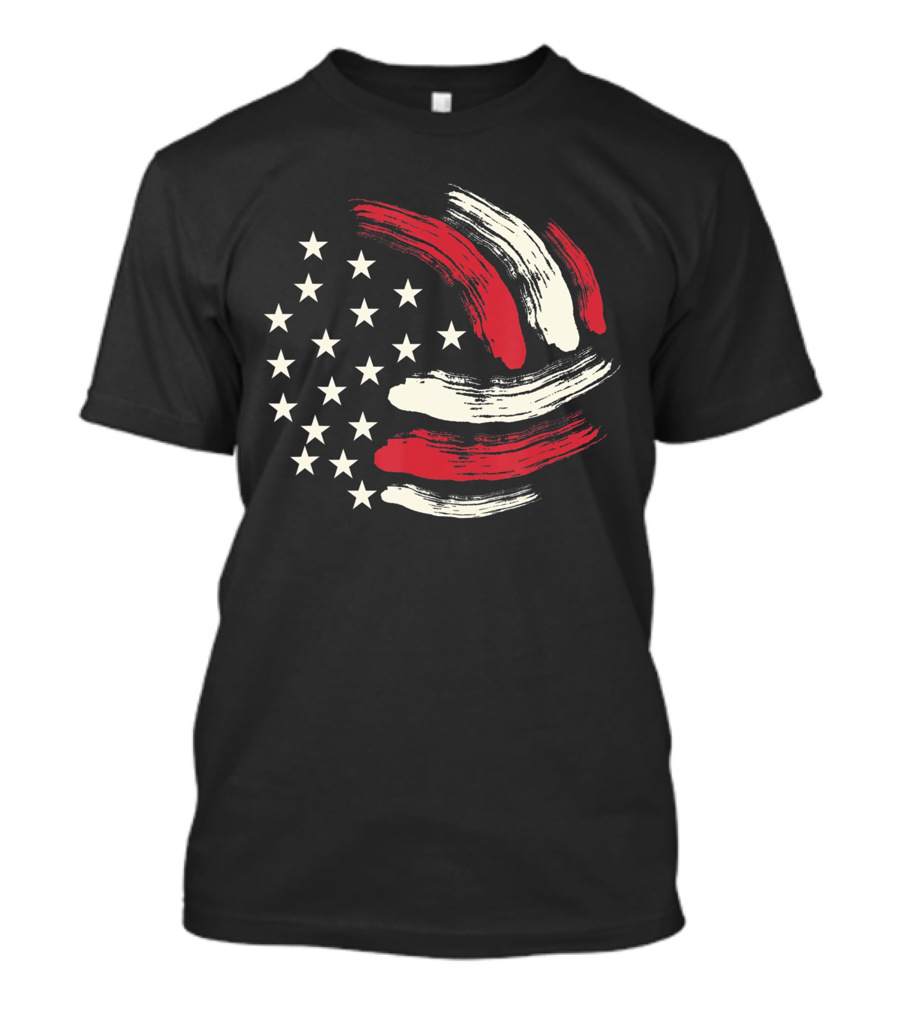 American Flag Patriotic Volleyball Team T-Shirt