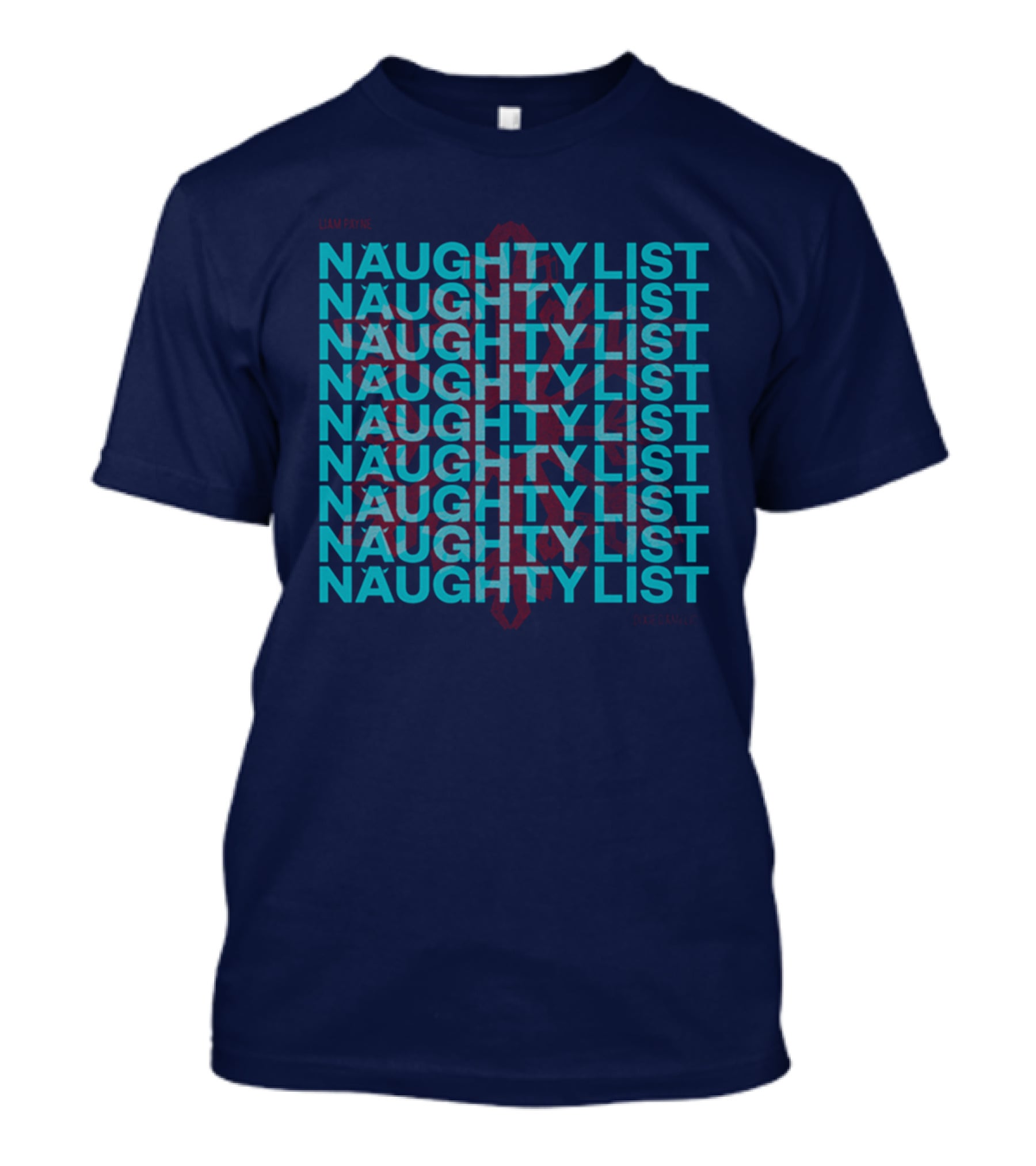Liam Payne Naughty List Merch Shop Exclusive T-Shirt