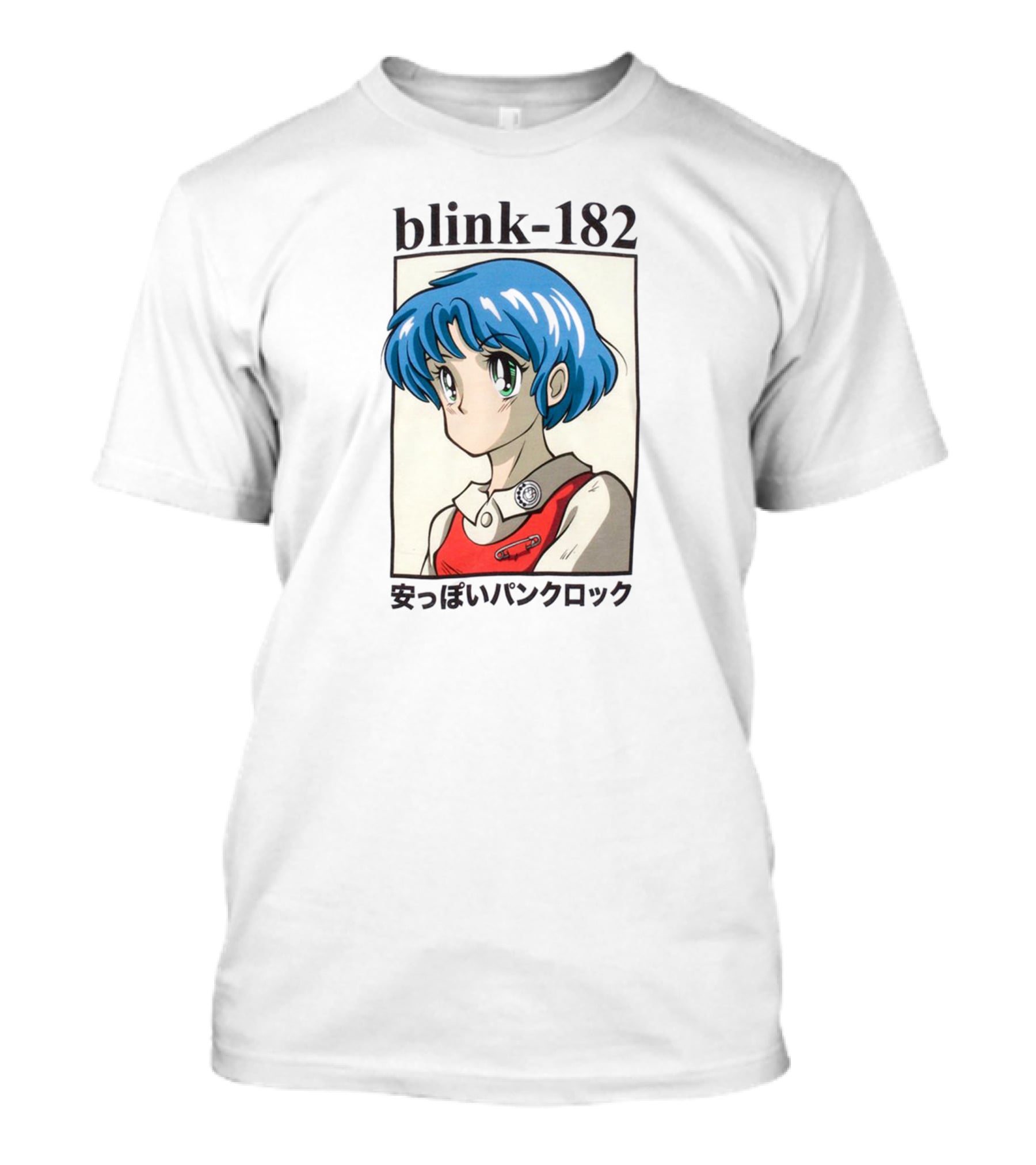 Blink 182 Anime Style Art Punk Rock Kanji T-Shirt