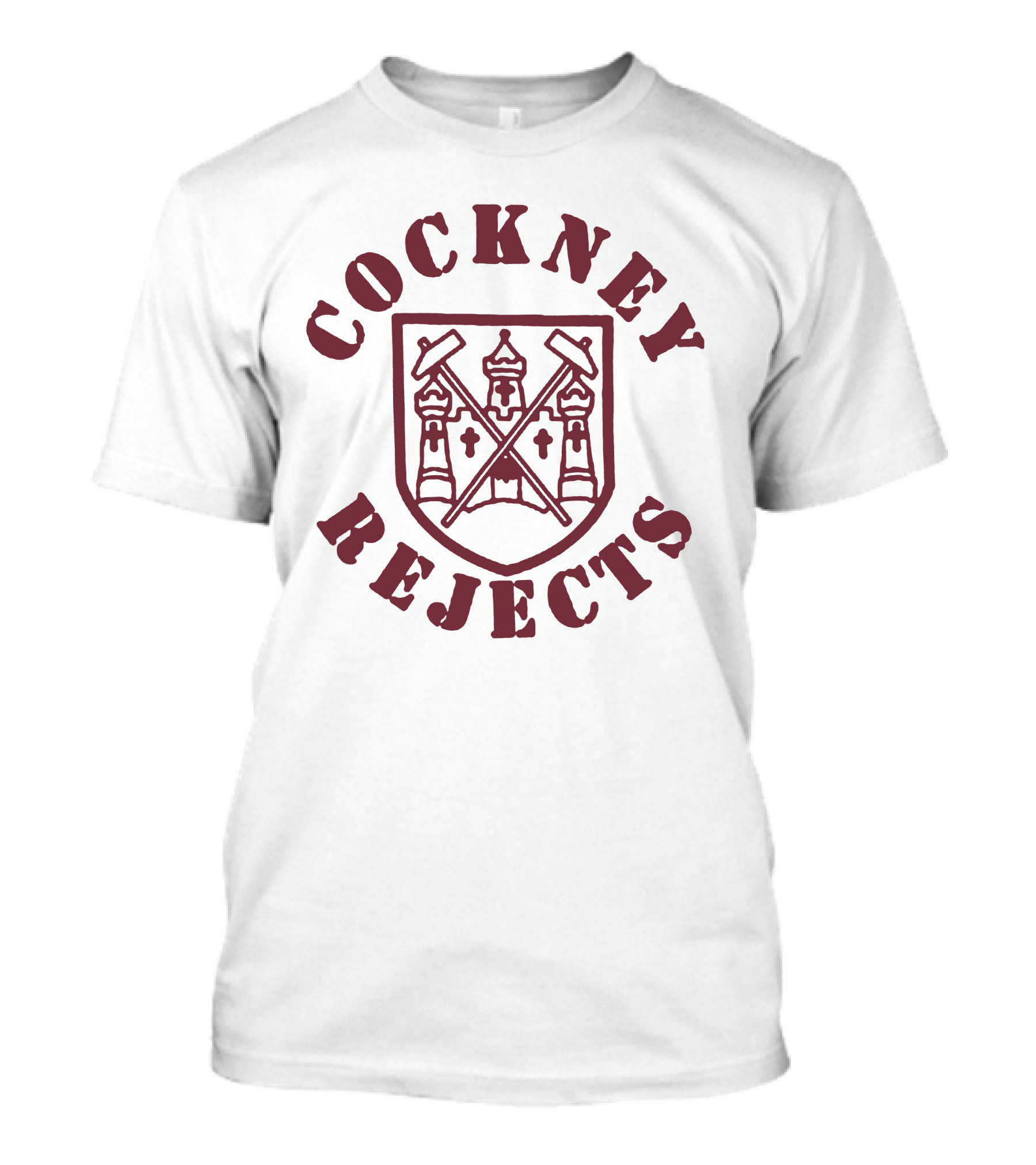 Cockney Rejects West Ham Hammers Crest T-Shirt