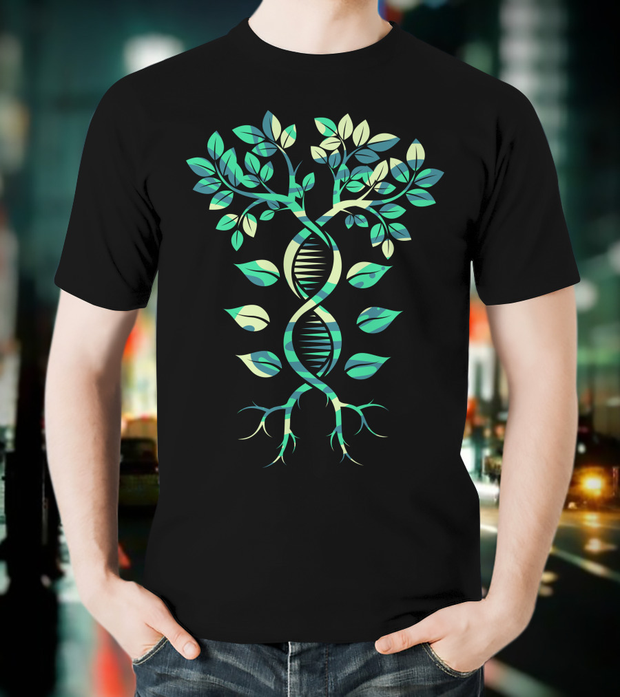 DNA Tree Of Life Genetics Biologist T-Shirt