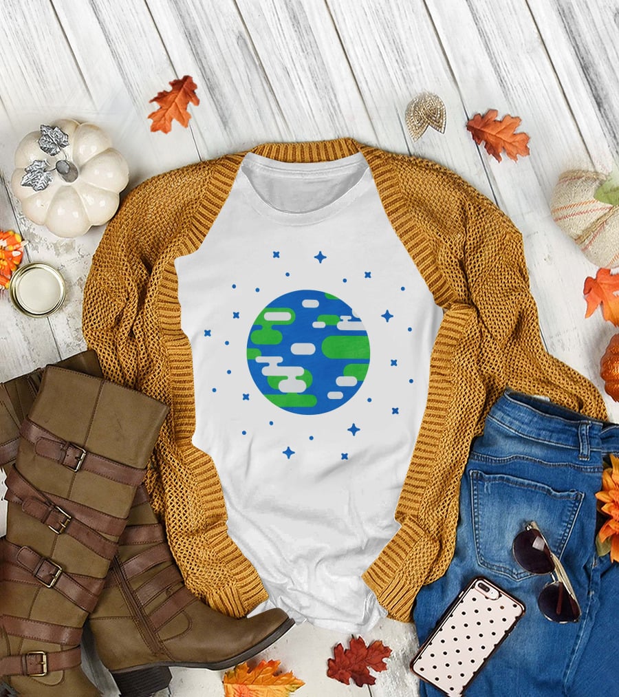 Kurzgesagt Earth Space T-Shirt