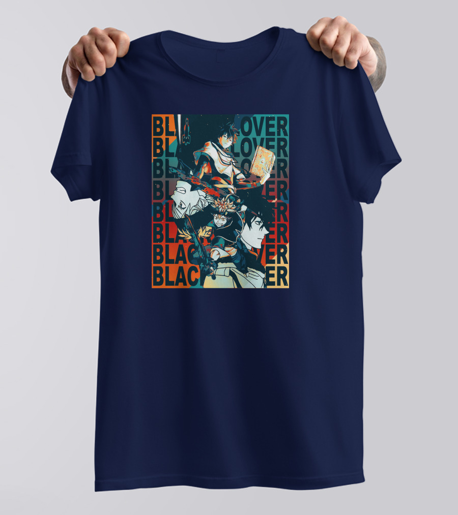 Black Clover Pop Manga Characters Dynamic Collage T-Shirt
