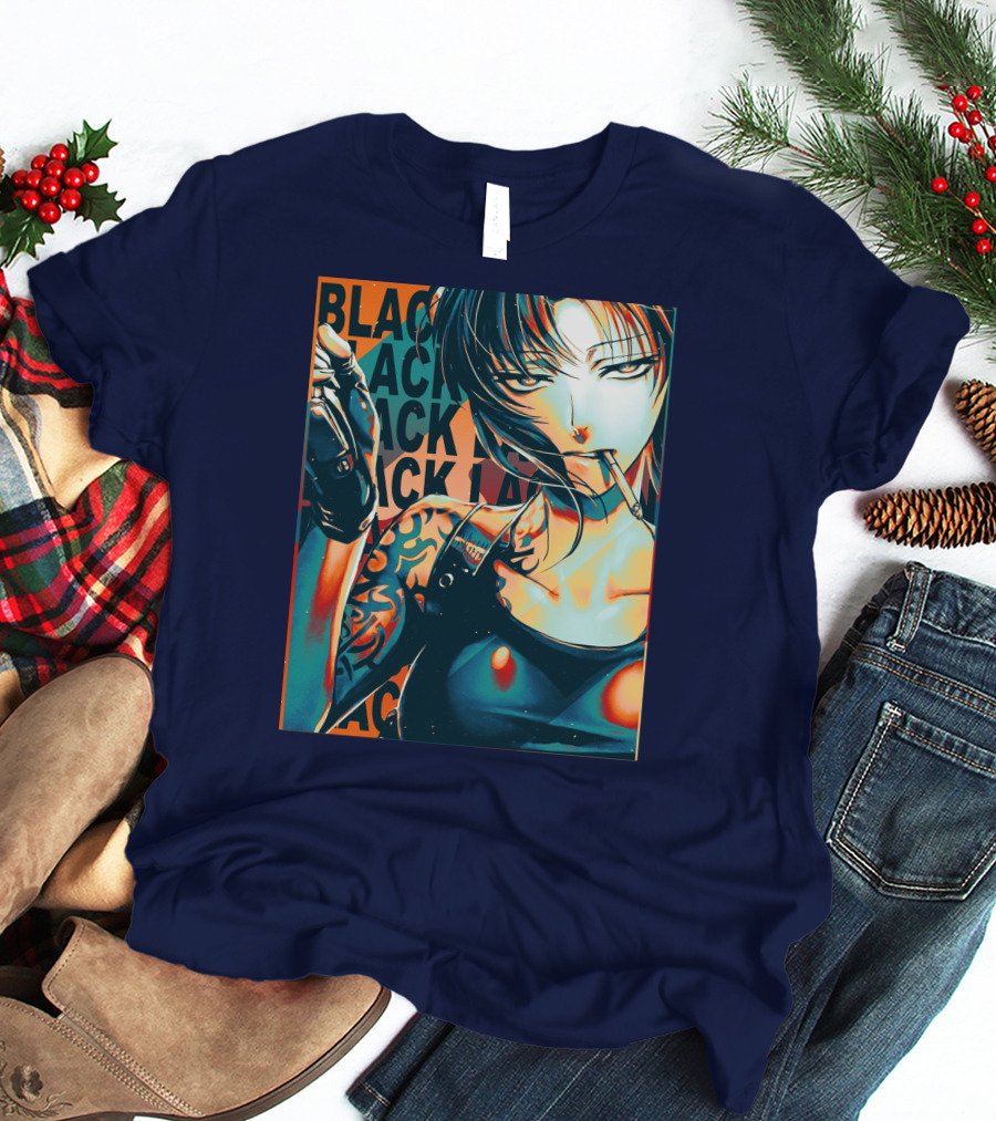 Black Lagoon Pop Anime Style Revy T-Shirt