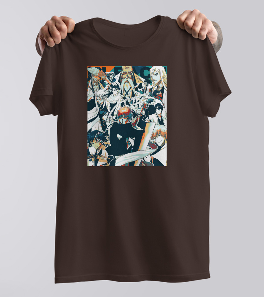 BLEACH Character Collage Manga Art POP T-Shirt