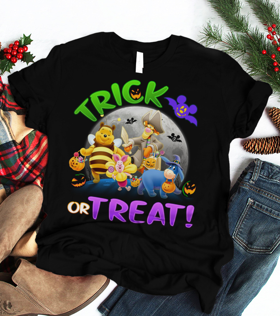 Trick Or Treat Winnie The Pooh Halloween Costumes T-Shirt