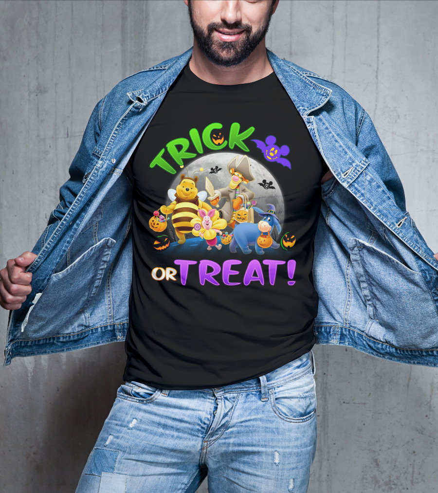 Trick Or Treat Winnie The Pooh Halloween Costumes T-Shirt