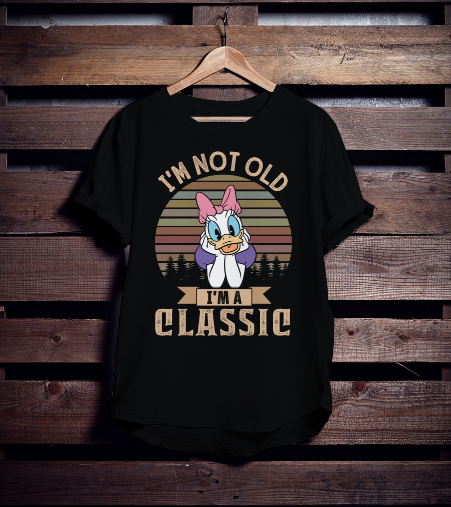 I'm Not Old I'm A Classic Daisy Duck Vintage Retro Style T-Shirt
