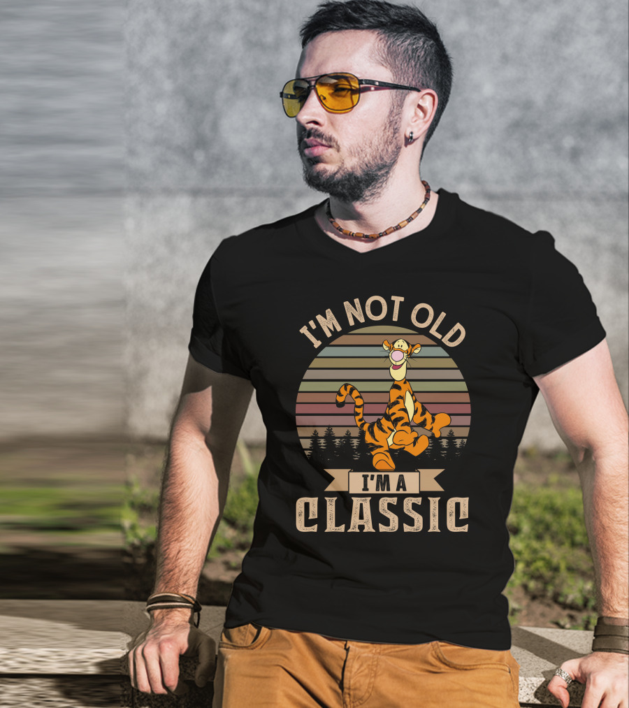 I'm Not Old I'm A Classic Tigger Retro Style T-Shirt