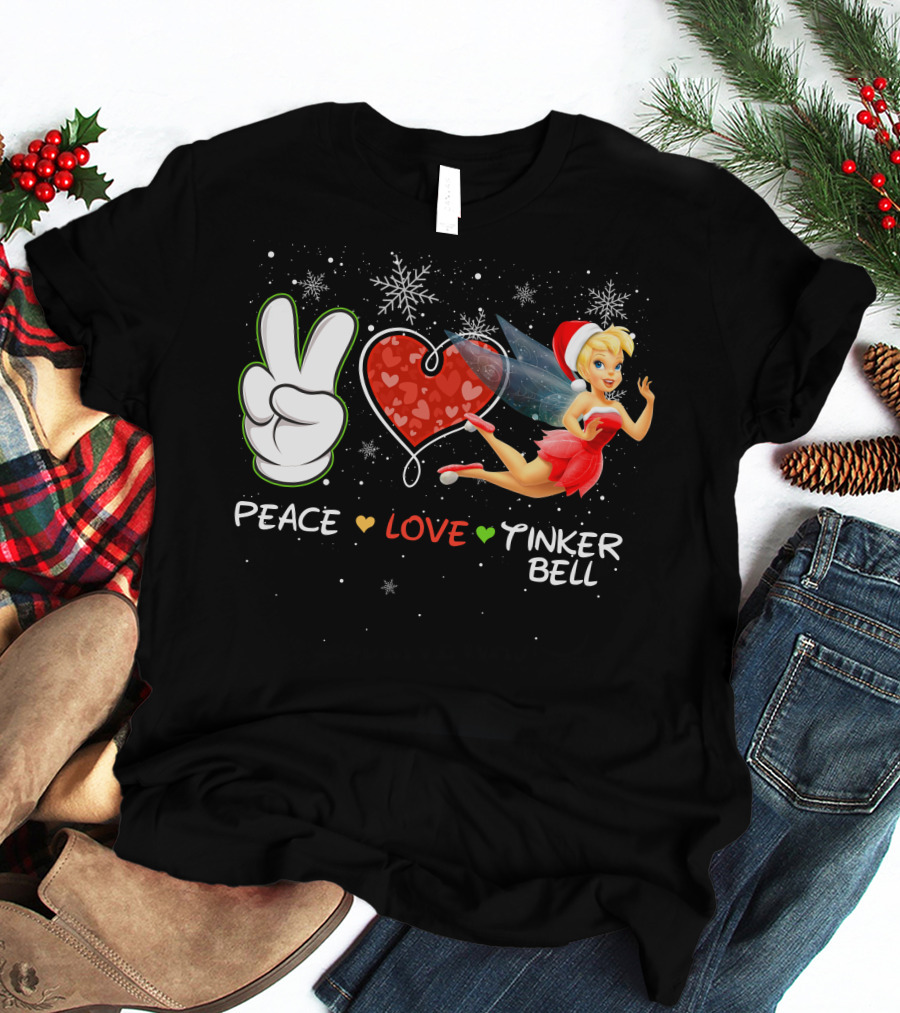 Peace Love Tinker Bell T-Shirt
