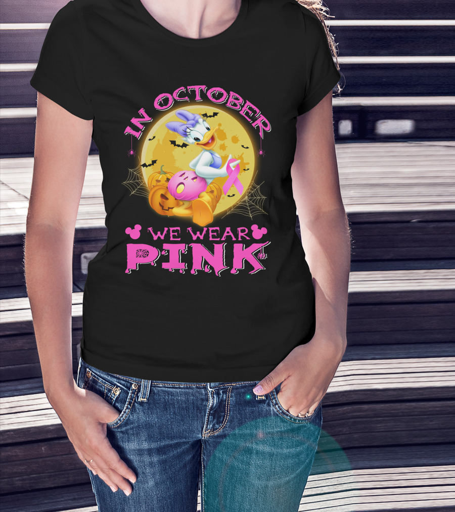 In October We Wear Pink Daisy T-Shirt