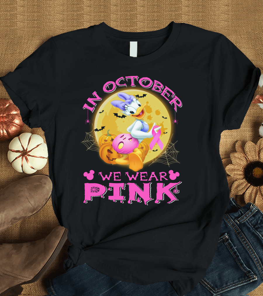 In October We Wear Pink Daisy T-Shirt