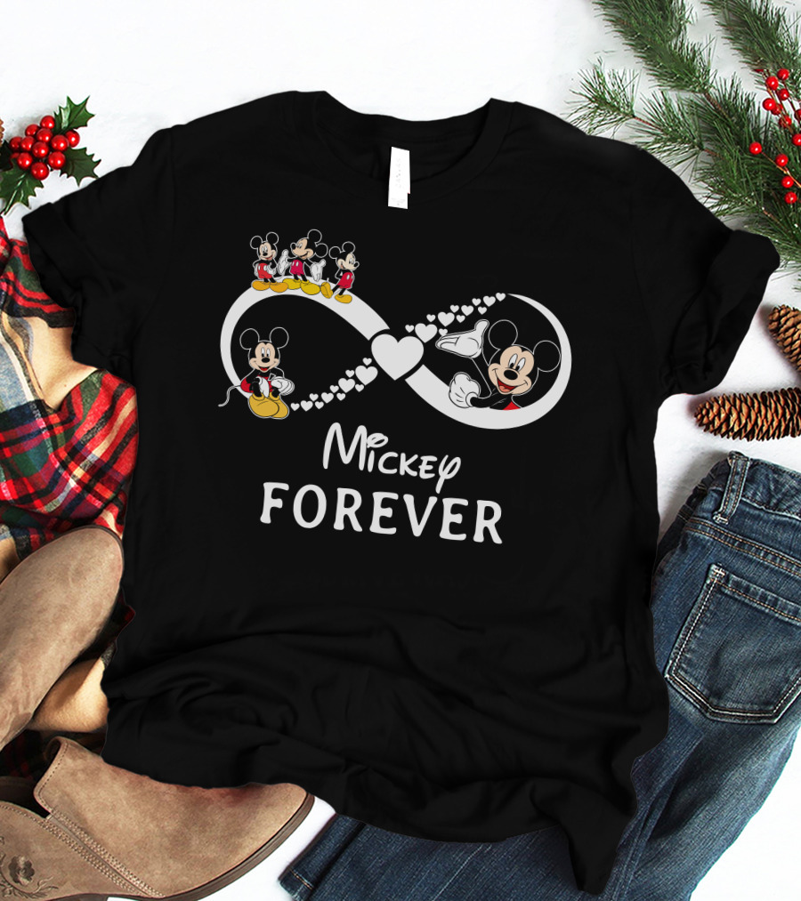 Mickey Forever Infinity Heart Animation T-Shirt