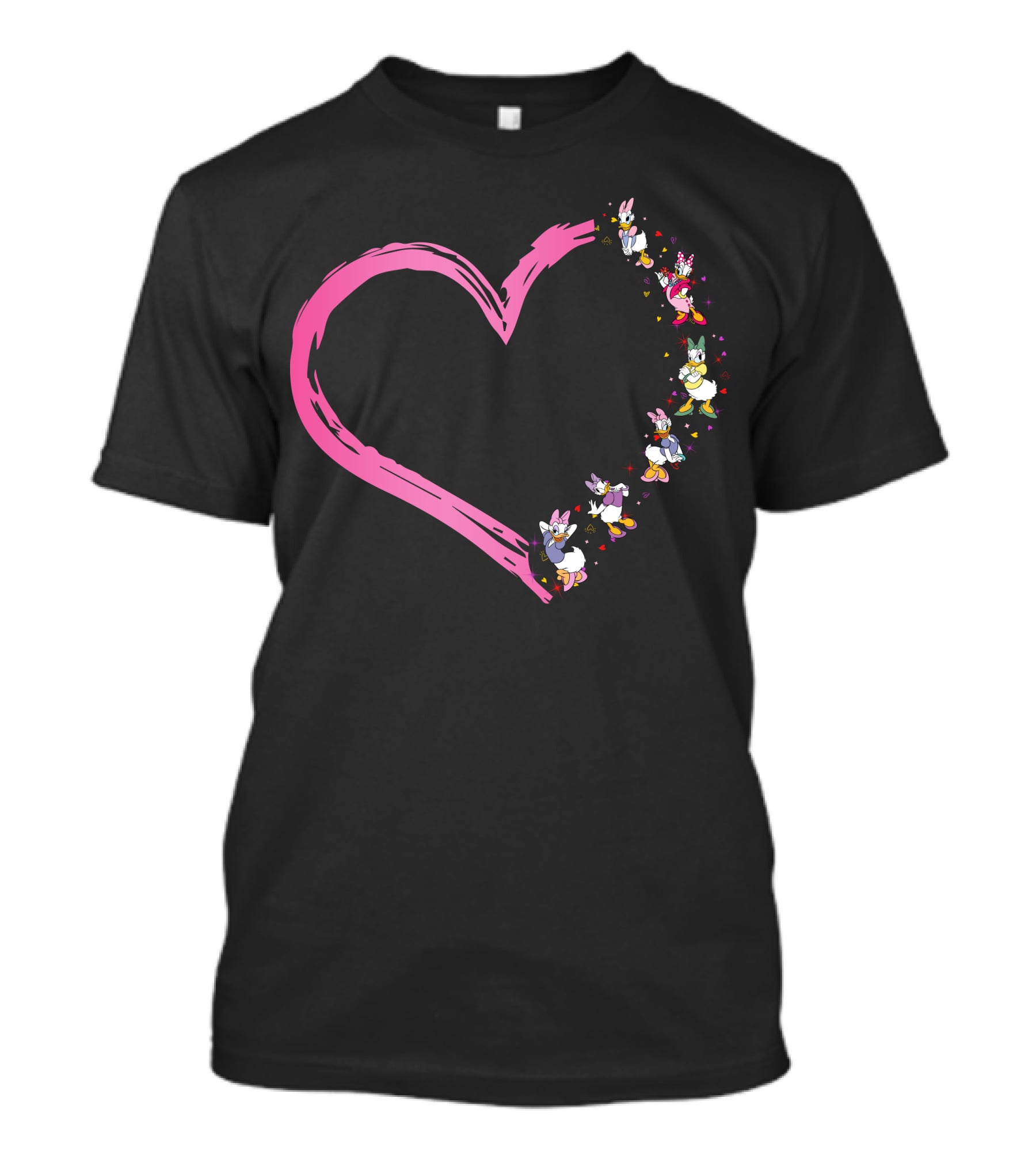 Daisy Duck Pink Heart Dance T-Shirt