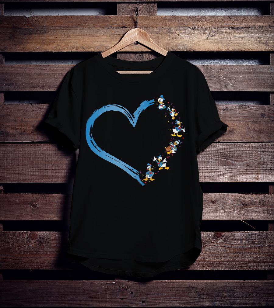 Donald Duck Heart T-Shirt