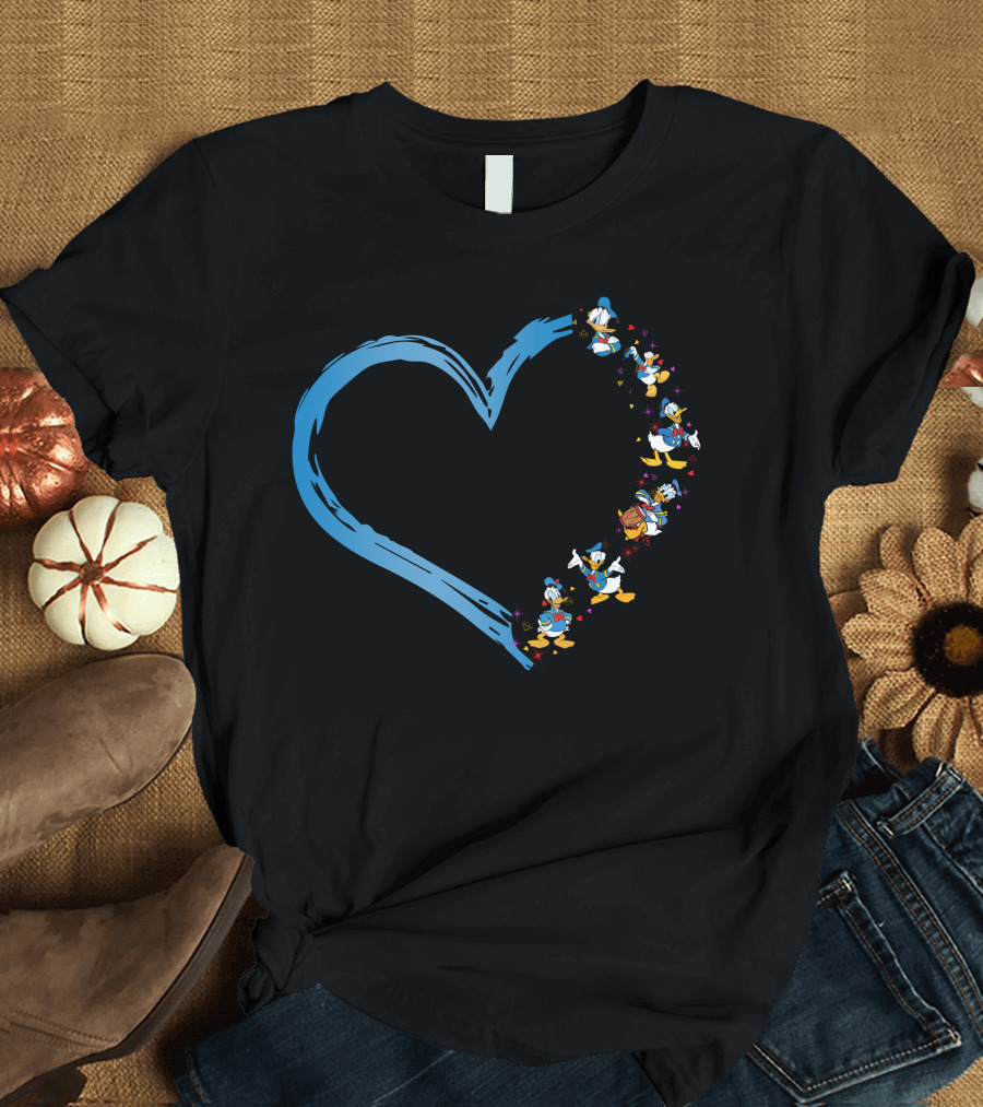 Donald Duck Heart T-Shirt