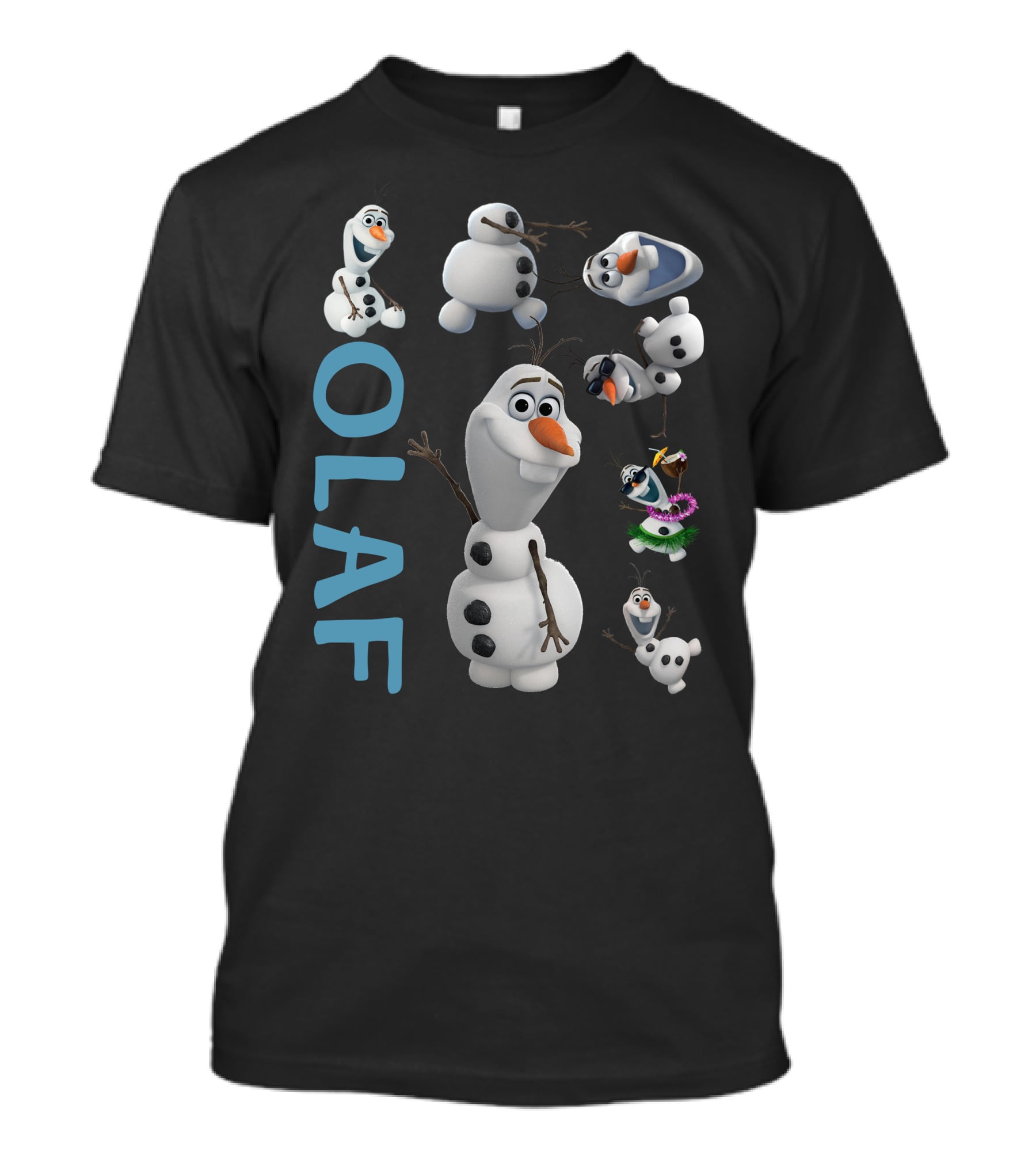 Olaf Frozen Character Multiple Poses And Expressions T-Shirt