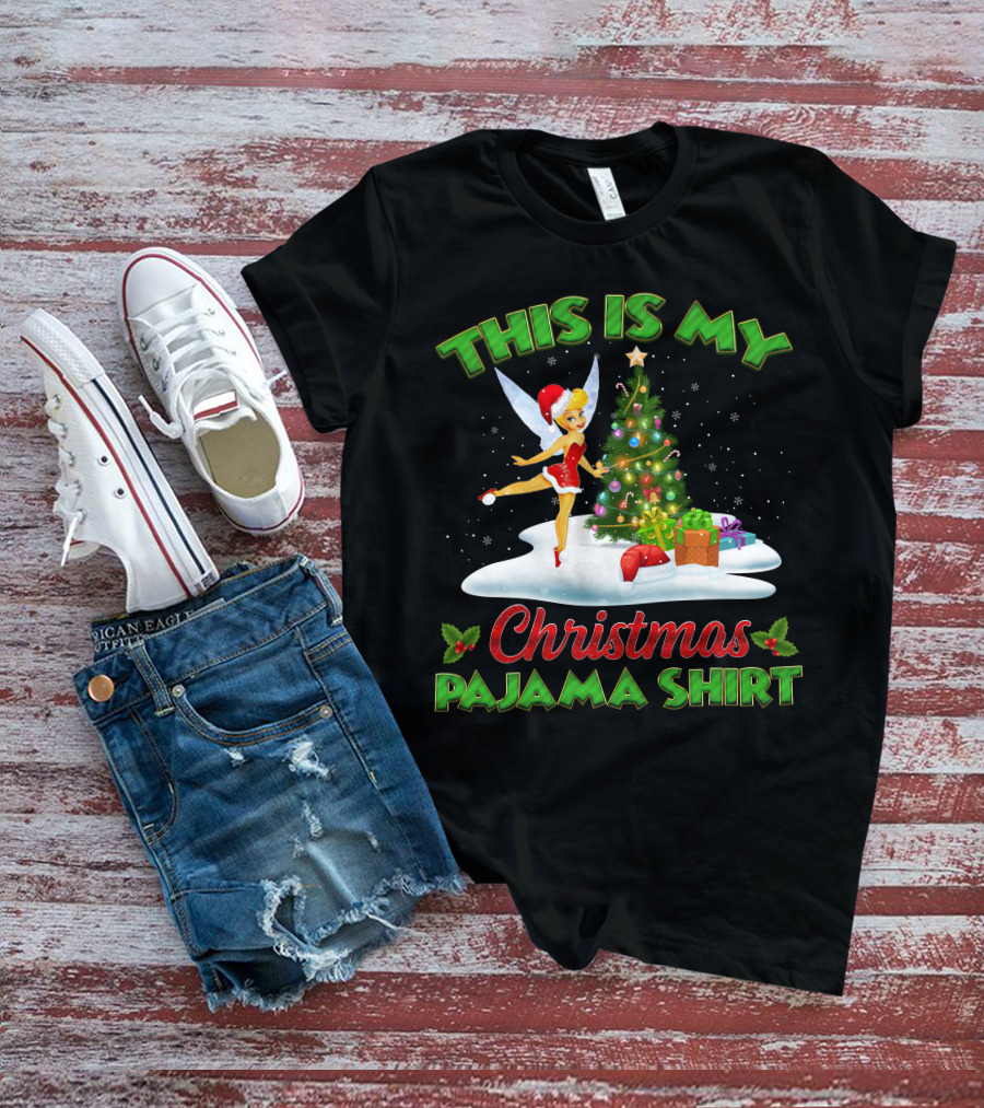 This Is My Christmas Pajama Shirt Tinker Bell T-Shirt