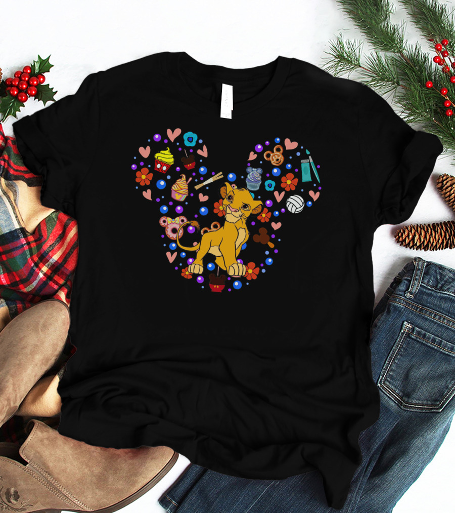 Simba Heart Disney Snacks And Treats T-Shirt