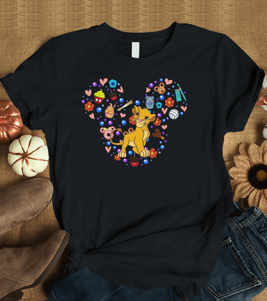 Simba Heart Disney Snacks And Treats T-Shirt