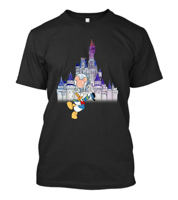 Donald Castle Mickey Balloon T-Shirt