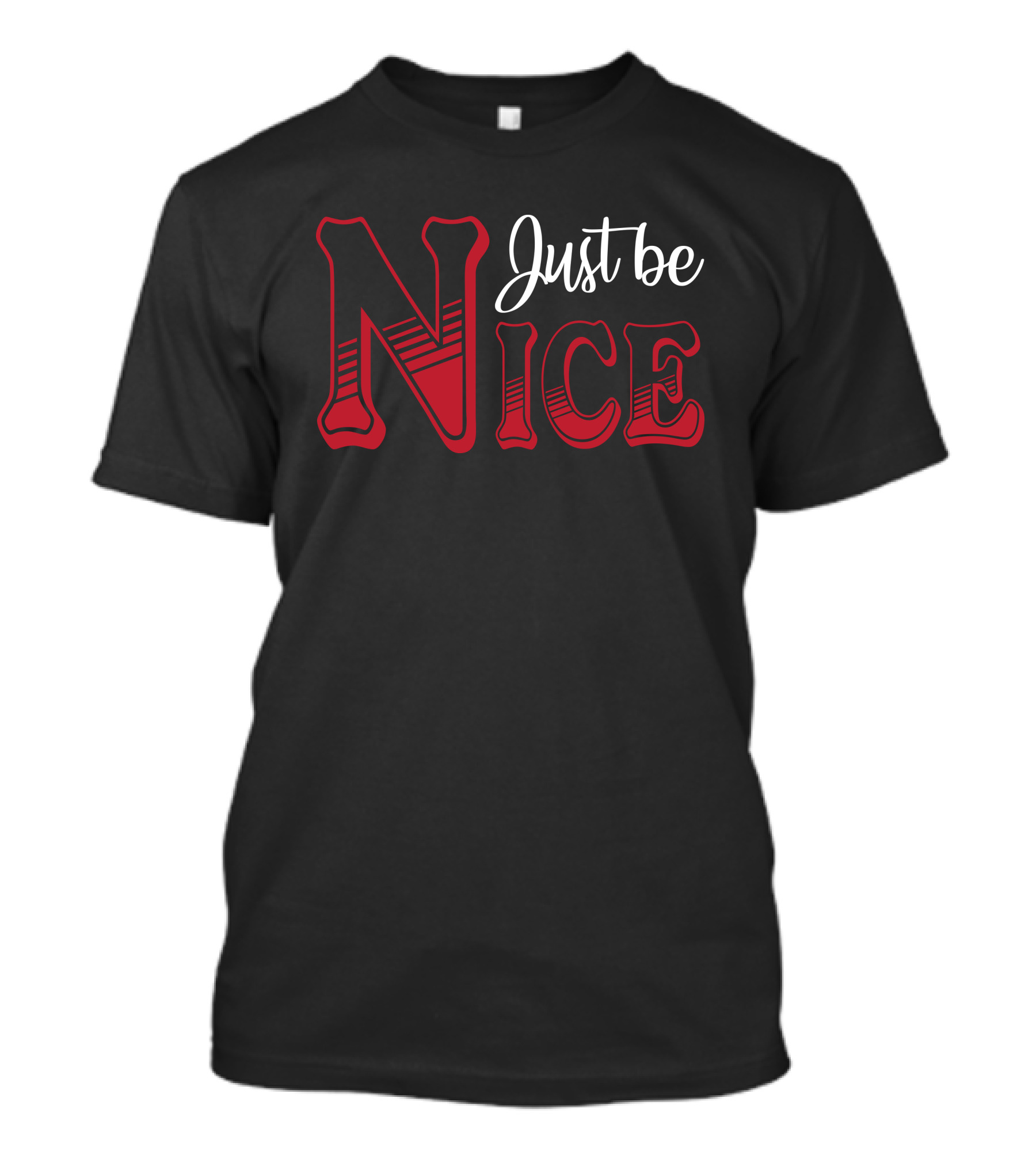 Just Be Nice Retro Lettering T-Shirt