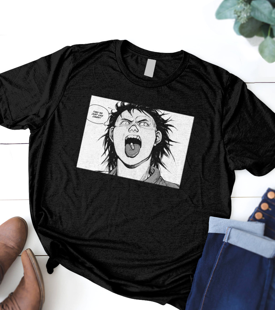 Akira Tetsuo They're Just Like Candy Pill T-Shirt